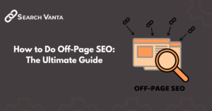 Off-page SEO guide showing backlinks, reviews, and social signals to improve rankings in 2025
