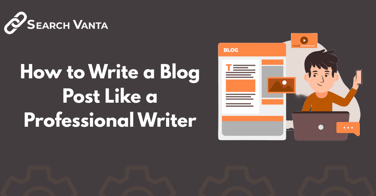 professional content writing setup for blog writing tips